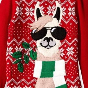 Christmas llama sweater by Blizzard Bay